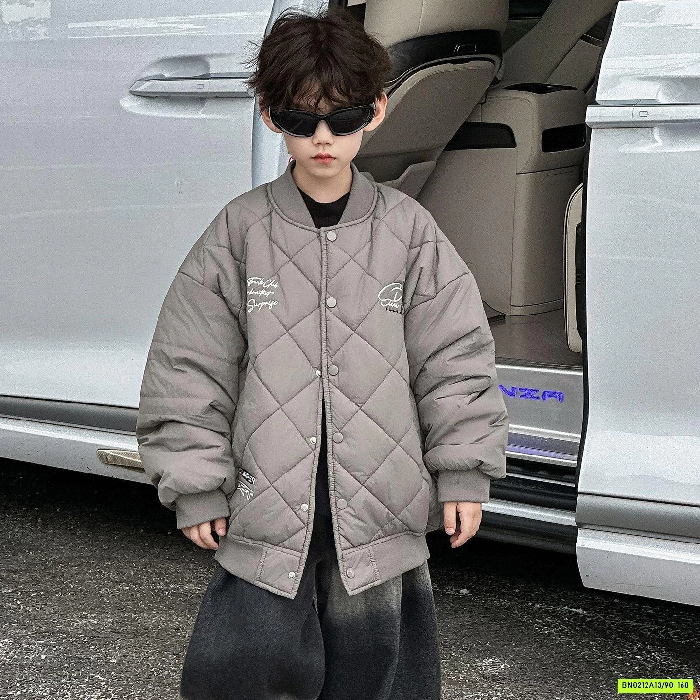 KHOÁC BOMBER TRẦN BÔNG