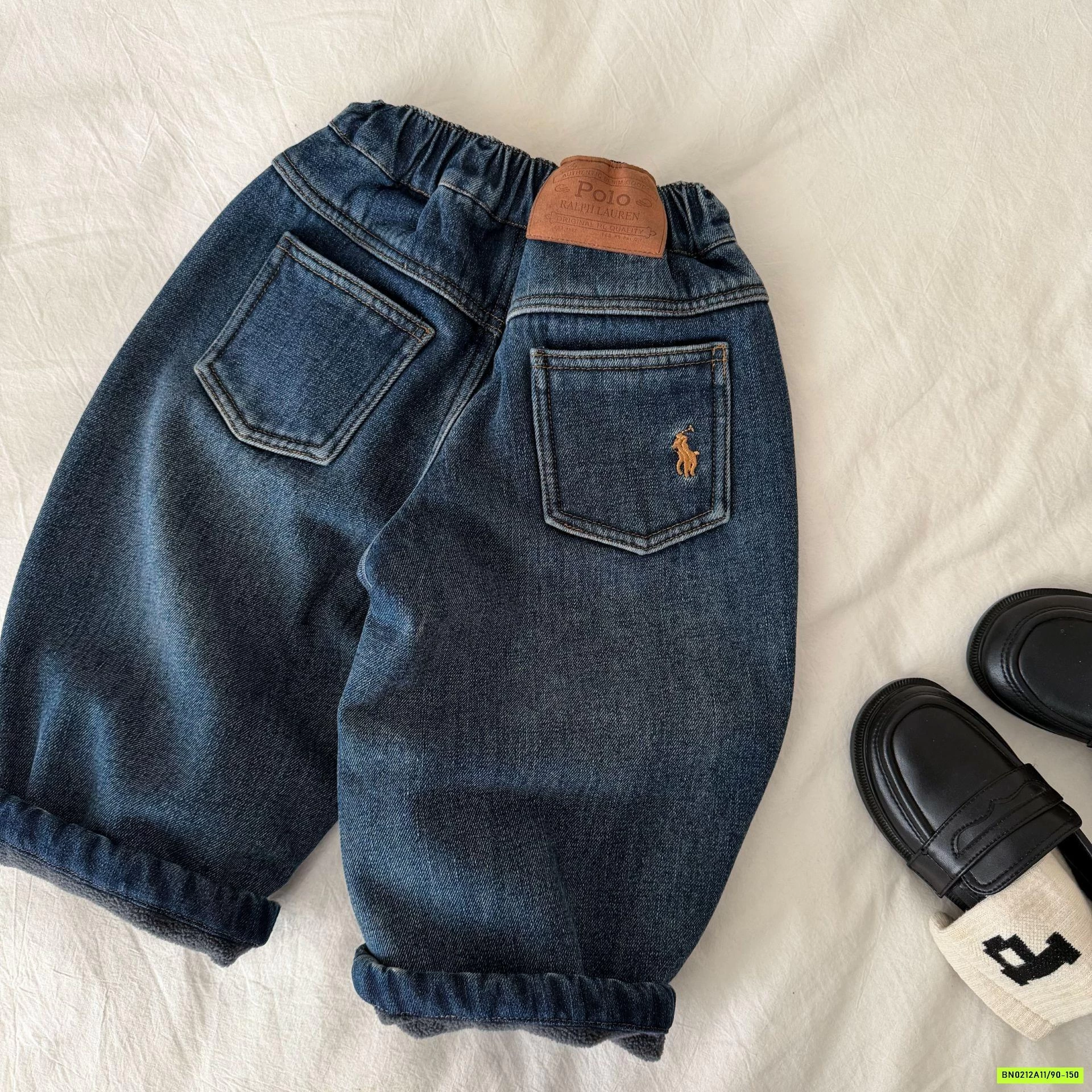 JEANS LOGO TÚI LÓT LÔNG CỪU MMY