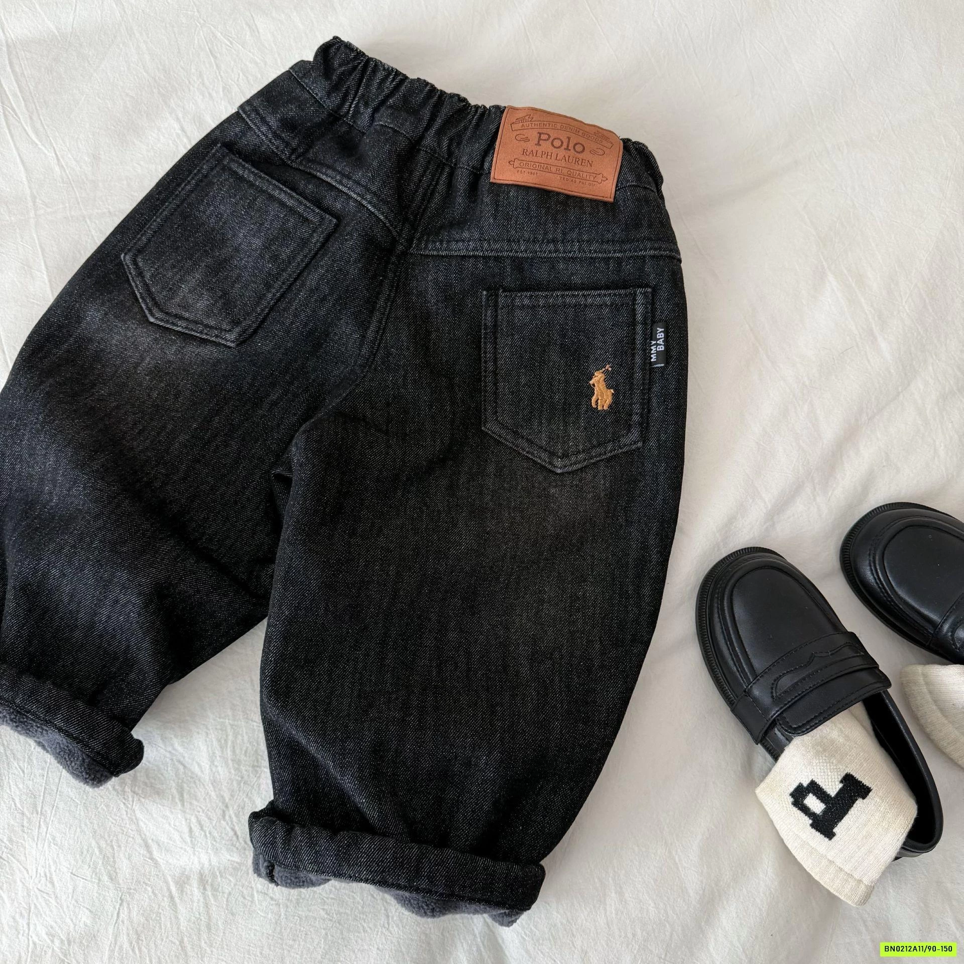 JEANS LOGO TÚI LÓT LÔNG CỪU MMY