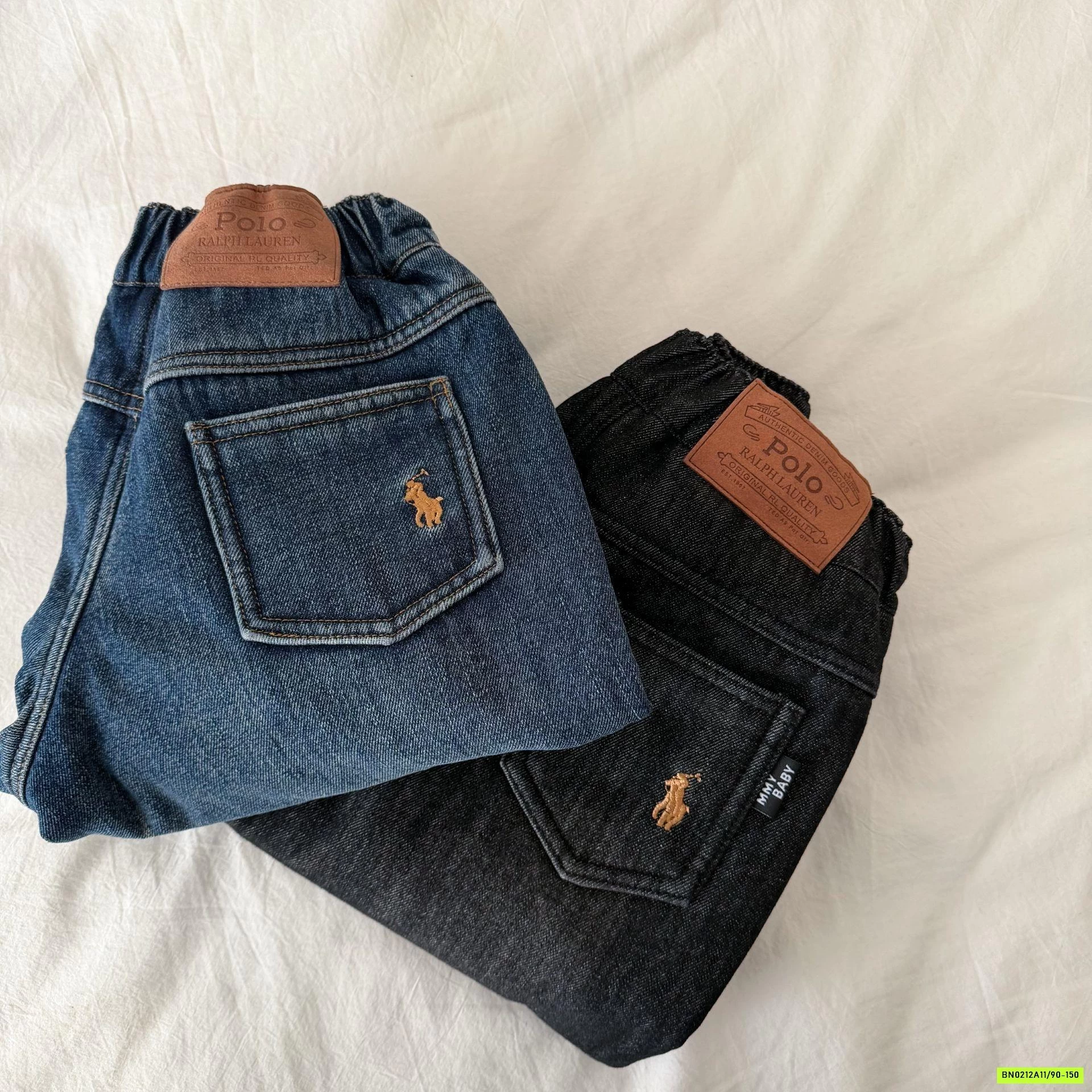 JEANS LOGO TÚI LÓT LÔNG CỪU MMY