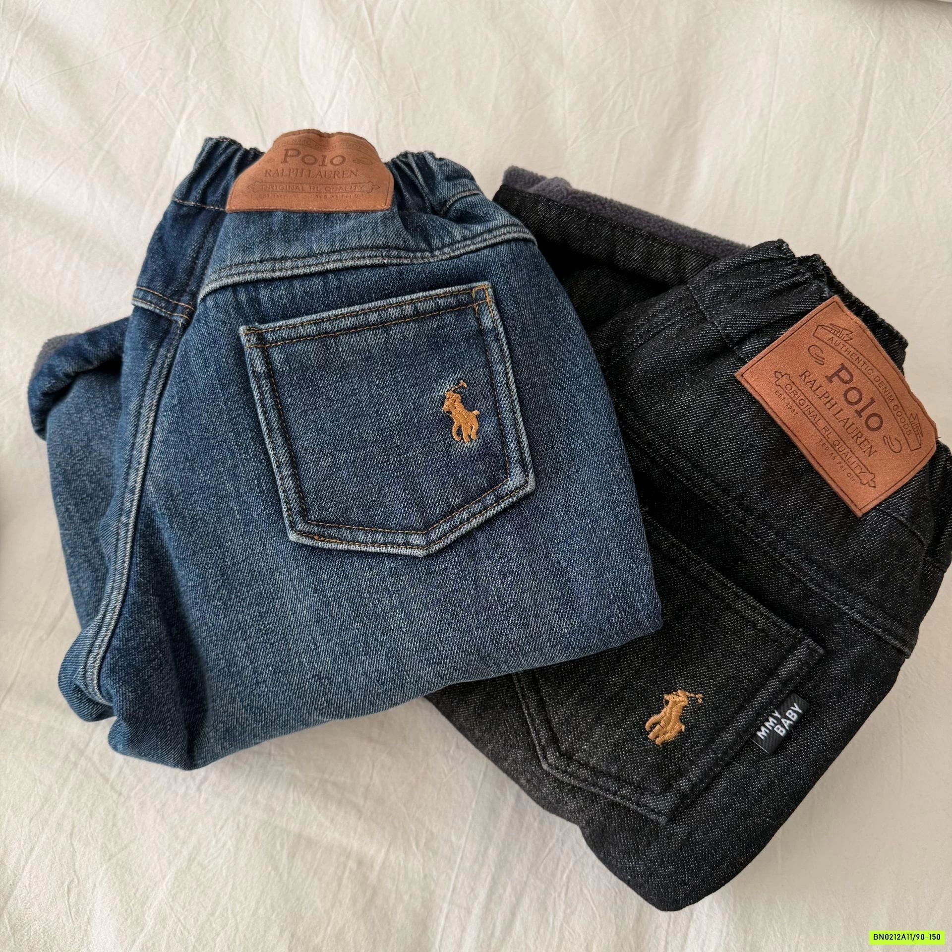 JEANS LOGO TÚI LÓT LÔNG CỪU MMY