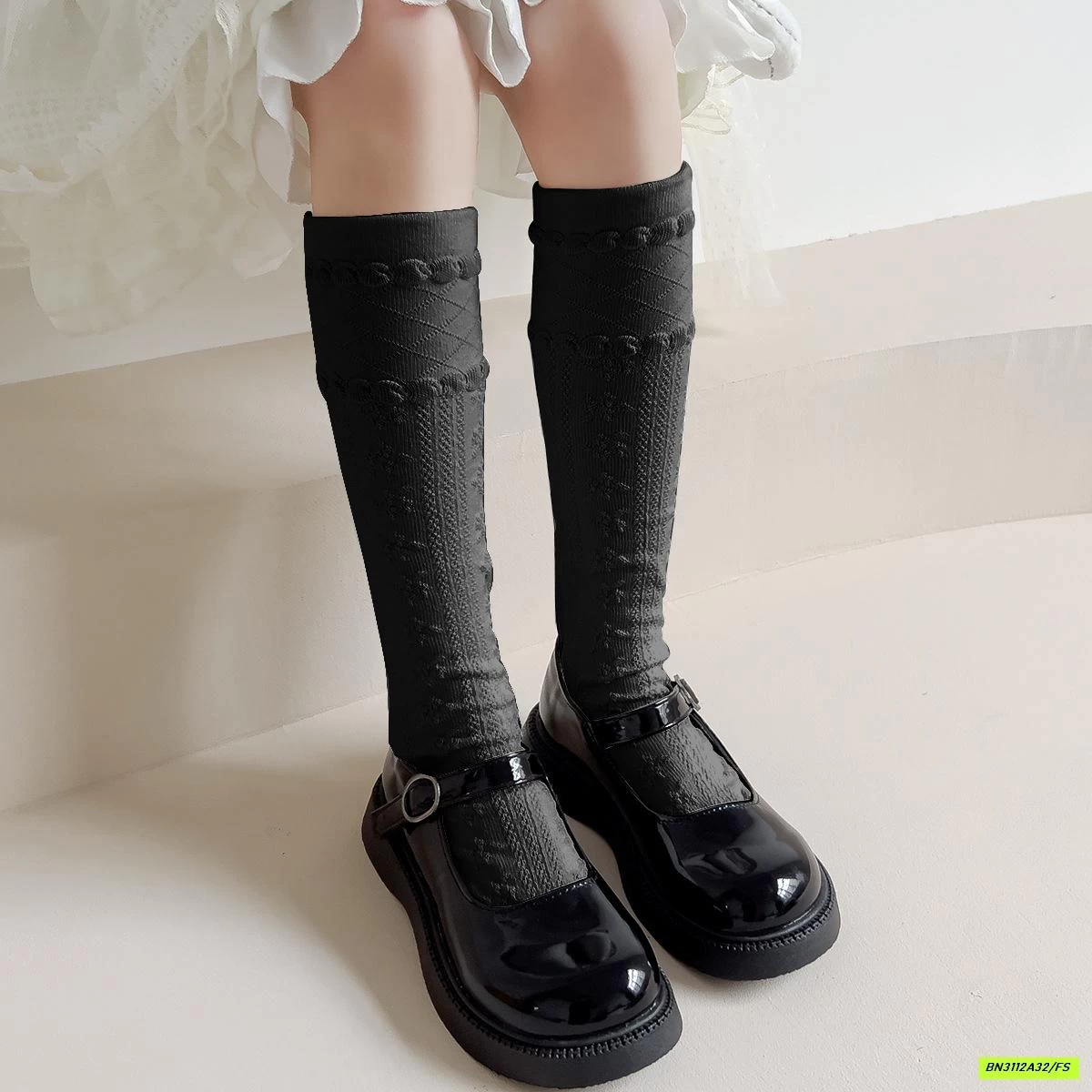 SÉT 6Đ TẤT TRƠN NGANG GỐI BG