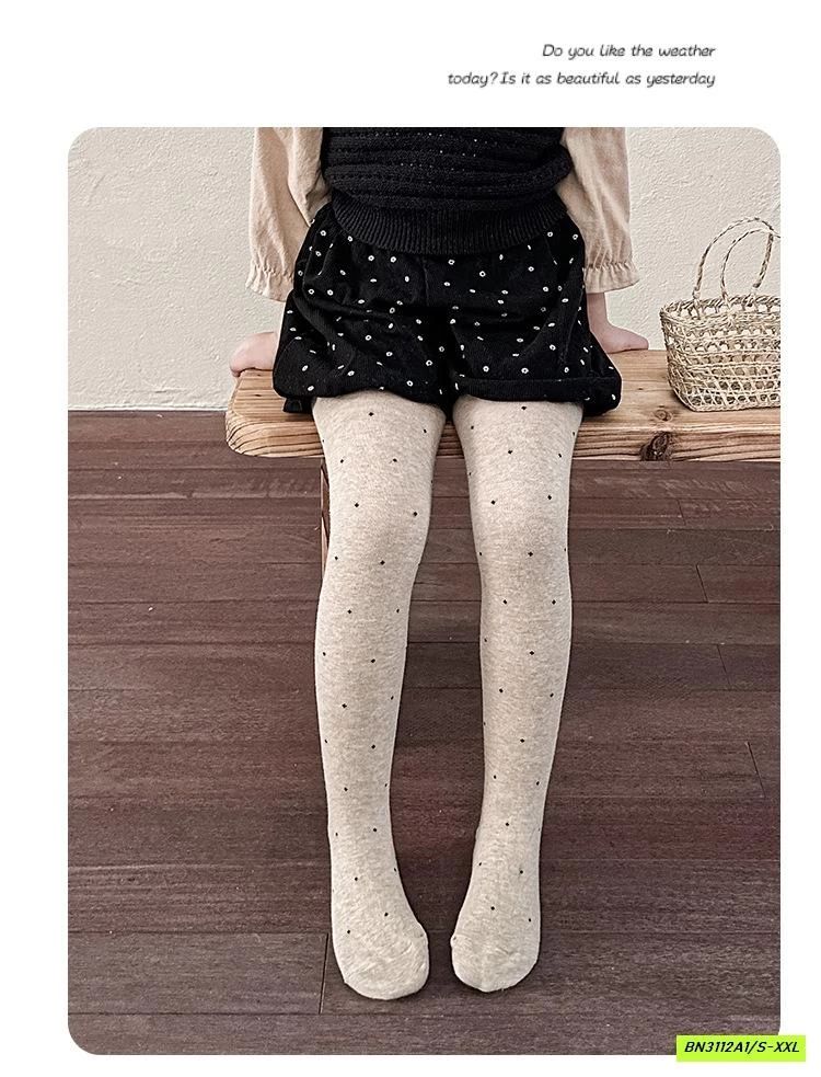 QUẦN TẤT MỎNG LIỀN BÀN CHẤM BI