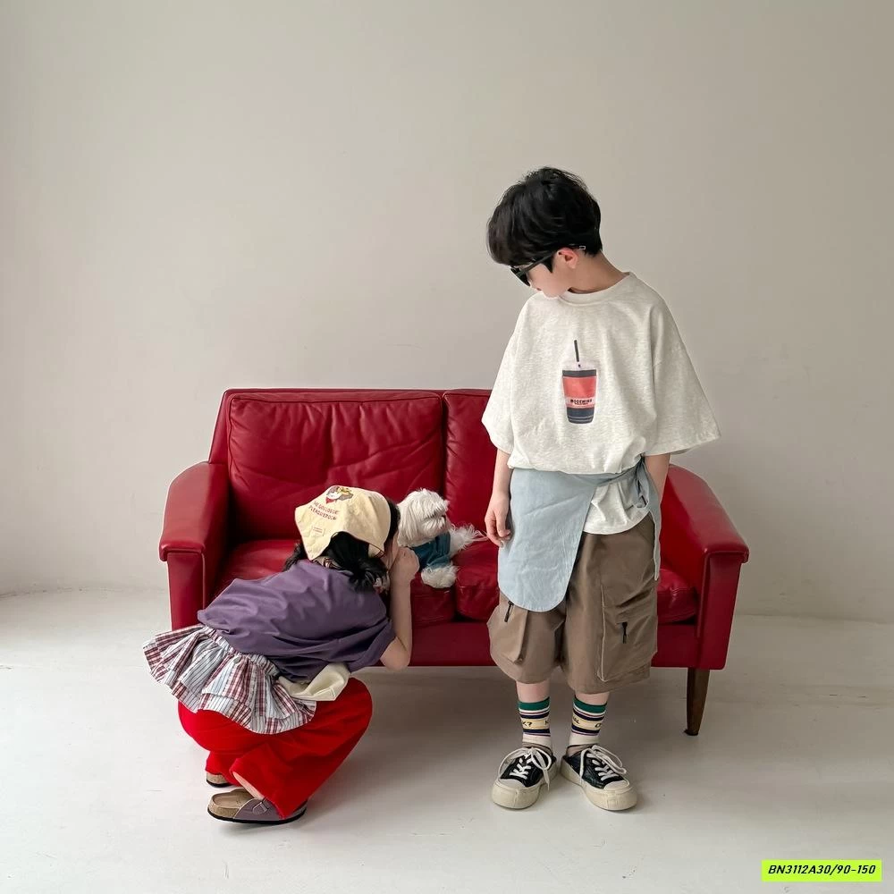 ÁO THUN CỐC NƯỚC KUMAIKIDS