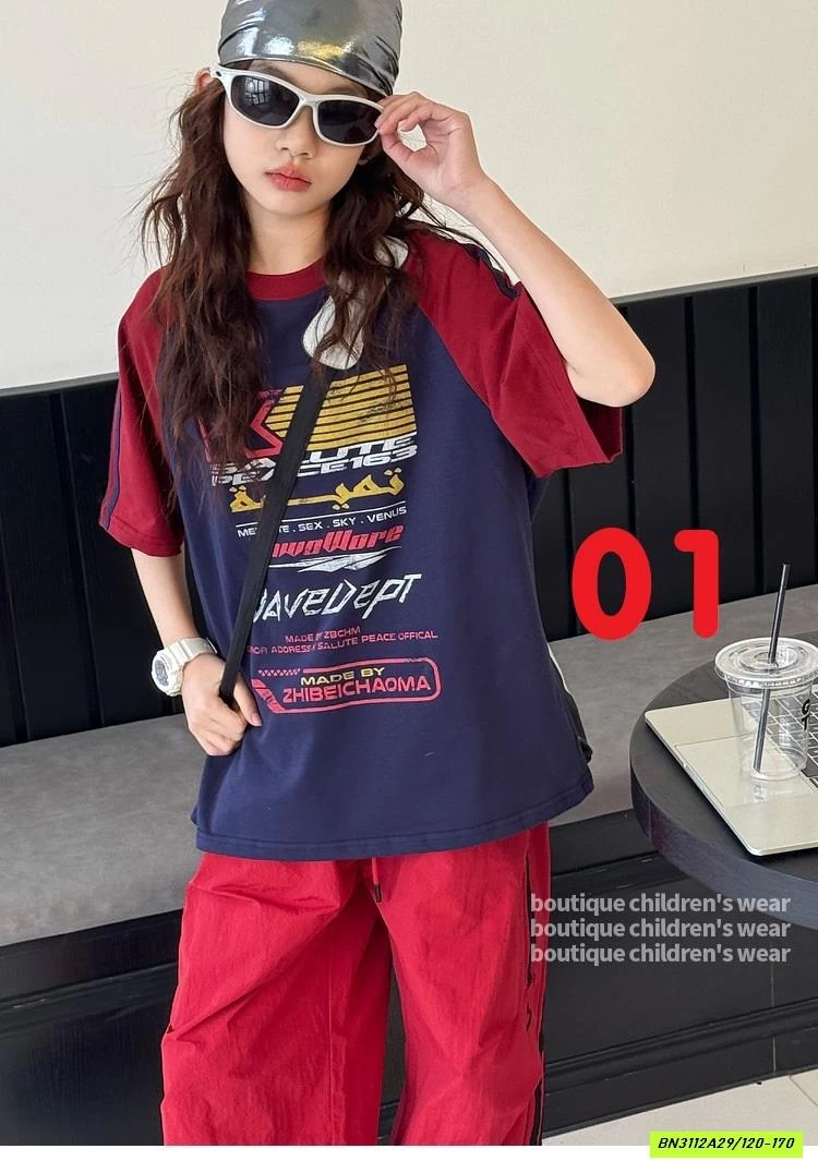 ÁO THUN PHỐI MÀU TAY