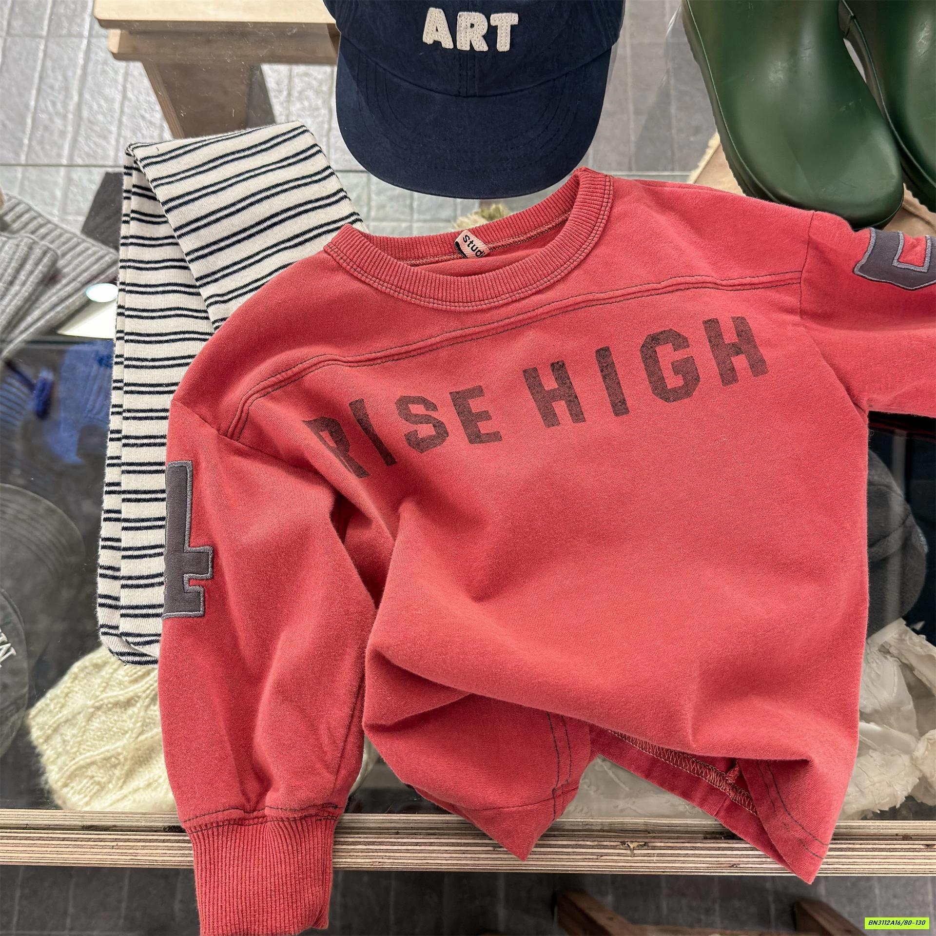 ÁO THUN PHỐI CHỮ SỐ 45 ADBABY