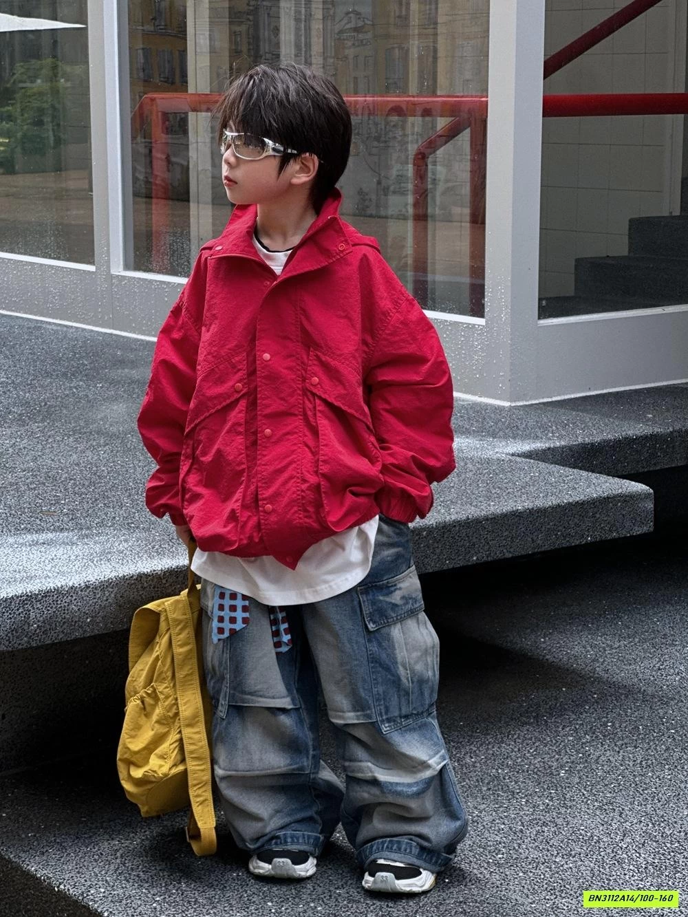 JEANS TÚI HỘP BẠC MÀU HIP-HOP