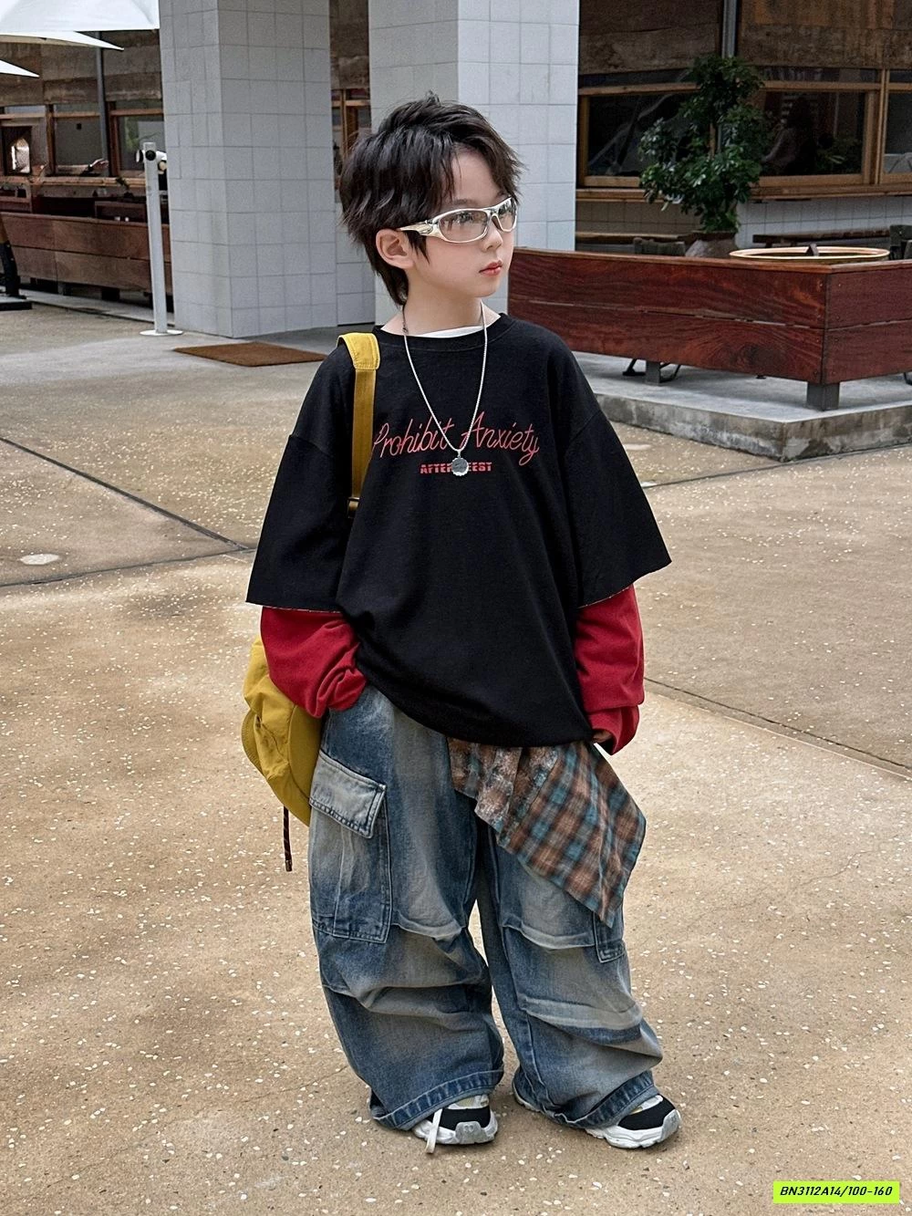 JEANS TÚI HỘP BẠC MÀU HIP-HOP