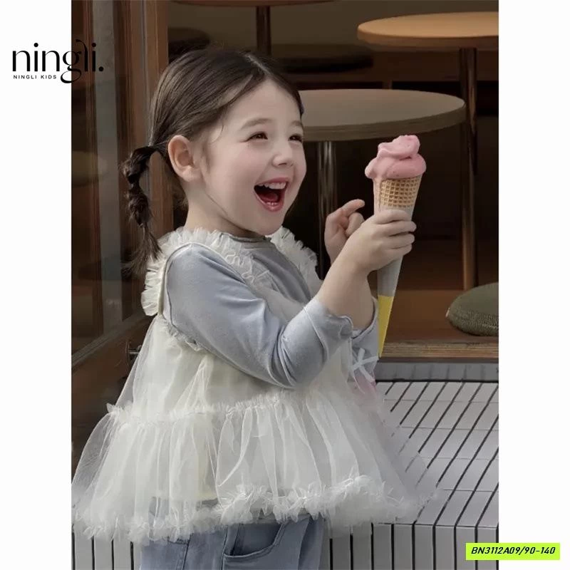 SÉT BABYDOLL QUẦN LOE 3 CHI TIẾT NINGLI