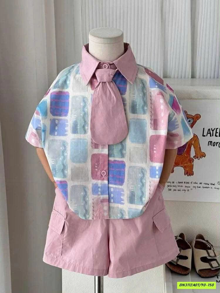 SÉT SƠ MI HỒNG SẮC MÀU