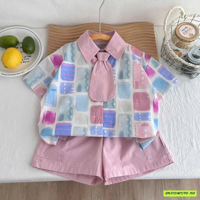 SÉT SƠ MI HỒNG SẮC MÀU