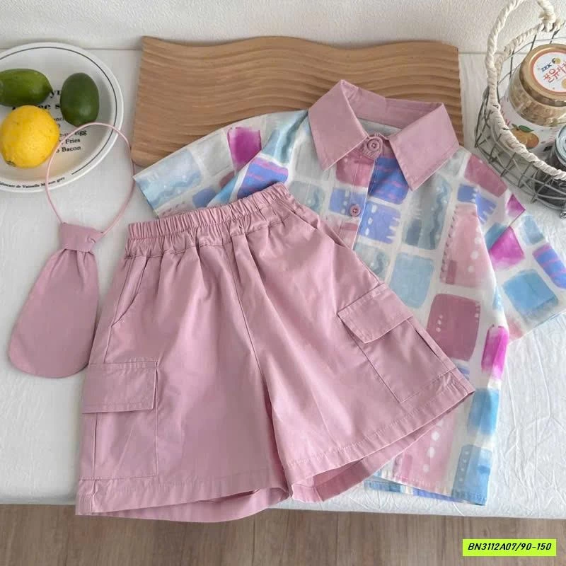 SÉT SƠ MI HỒNG SẮC MÀU