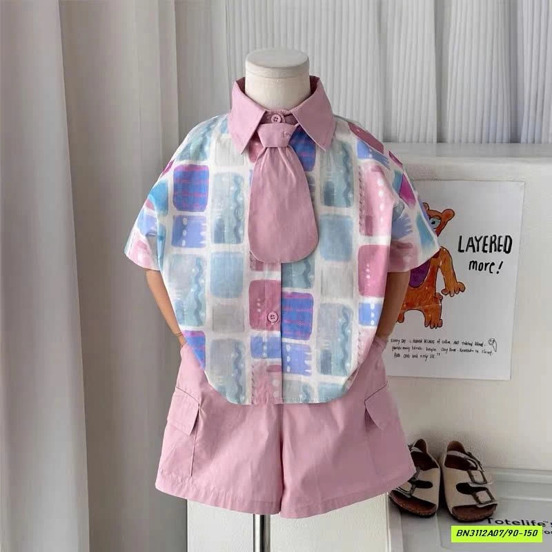 SÉT SƠ MI HỒNG SẮC MÀU