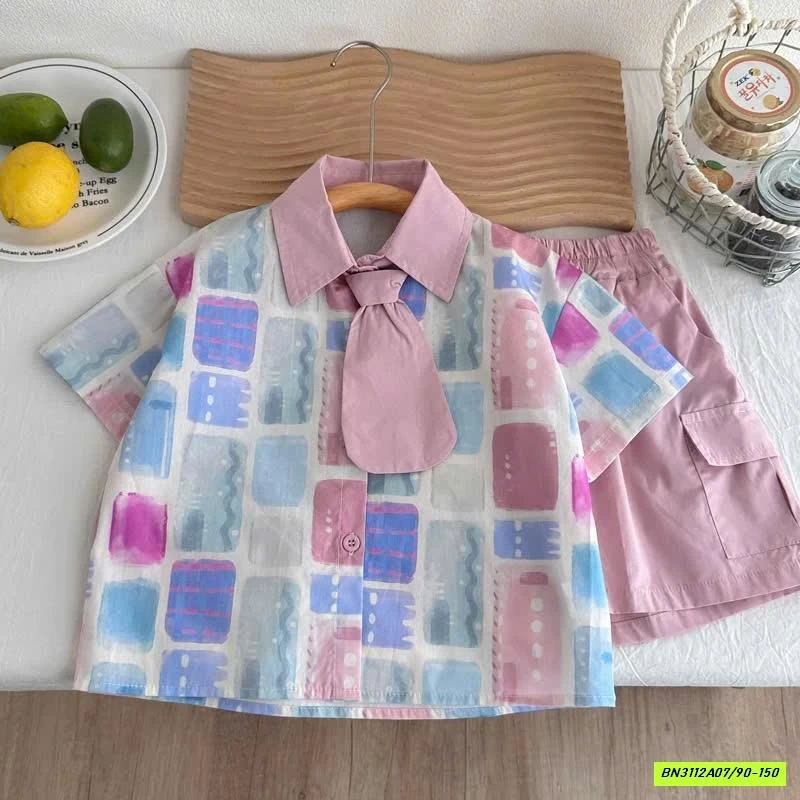 SÉT SƠ MI HỒNG SẮC MÀU