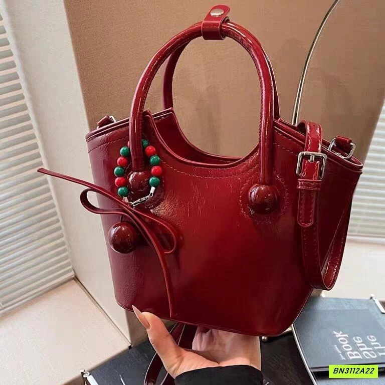 TÚI XÁCH CHERRY ĐỎ CHIO2ND