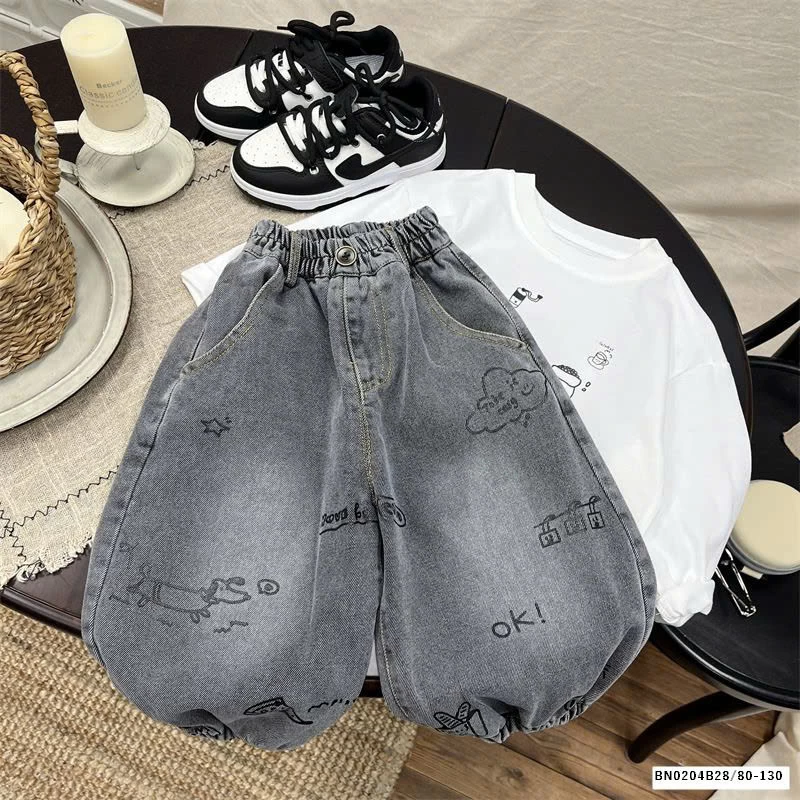 BST QUẦN JEAN DÁNG RỘNG CHO BÉ