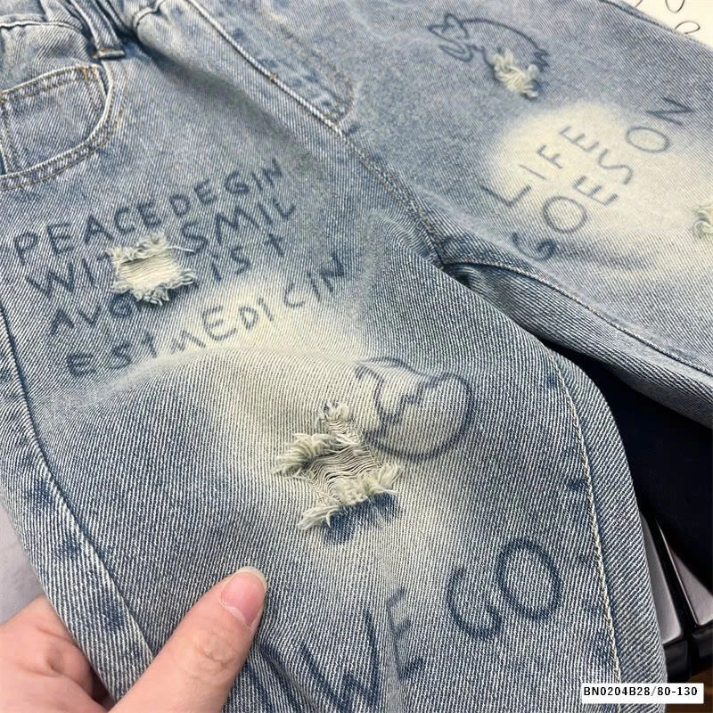 BST QUẦN JEAN DÁNG RỘNG CHO BÉ