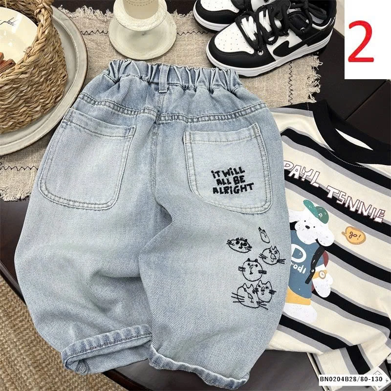 BST QUẦN JEAN DÁNG RỘNG CHO BÉ