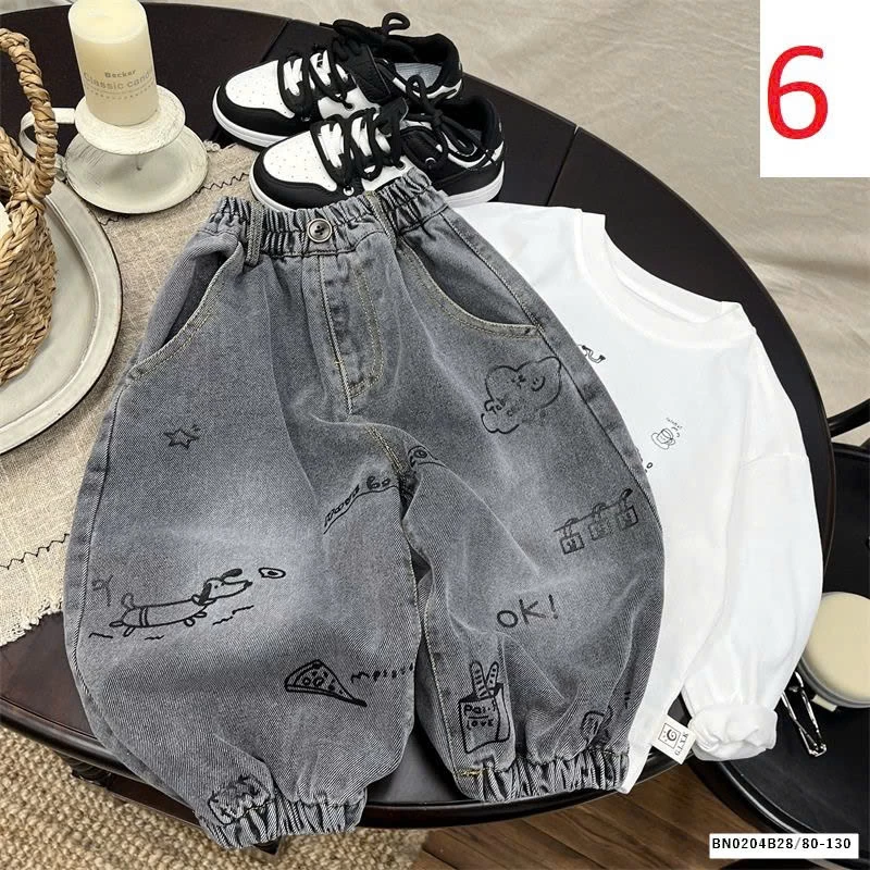 BST QUẦN JEAN DÁNG RỘNG CHO BÉ