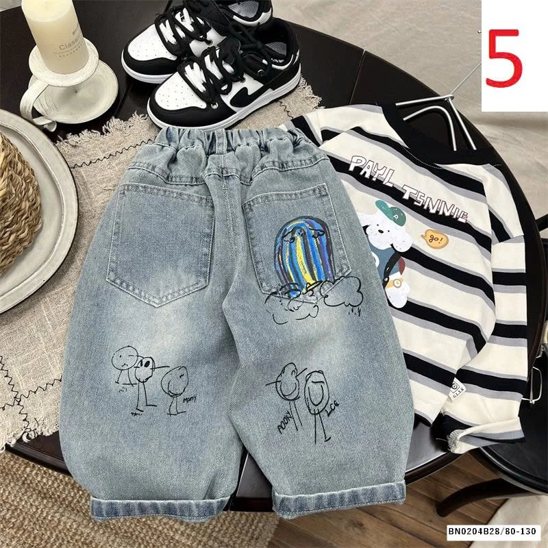 BST QUẦN JEAN DÁNG RỘNG CHO BÉ