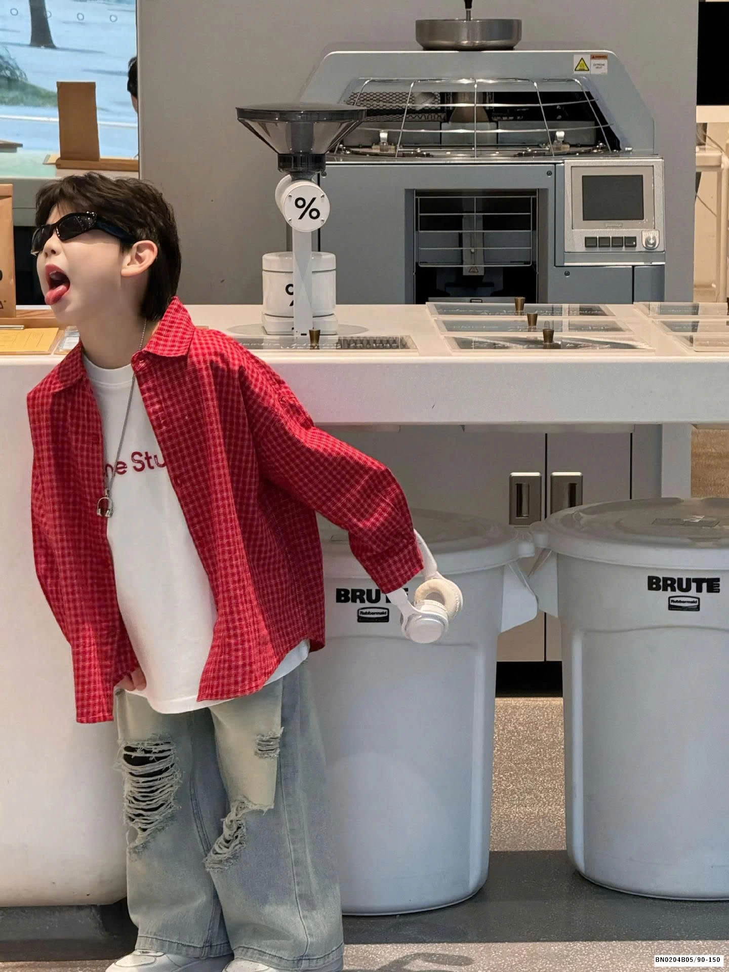 ÁO SƠ MI CARO ĐỎ THỜI TRANG