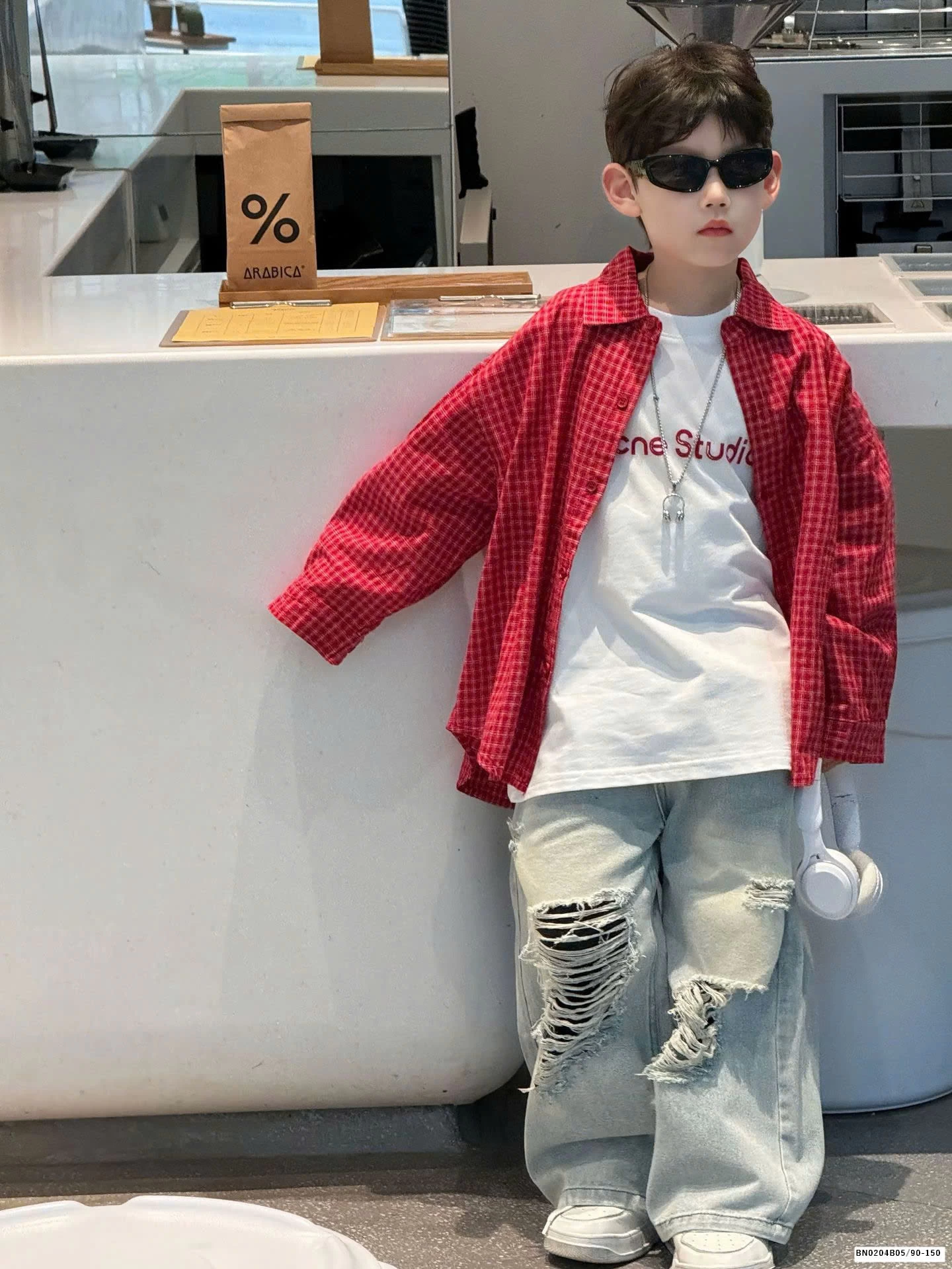 ÁO SƠ MI CARO ĐỎ THỜI TRANG