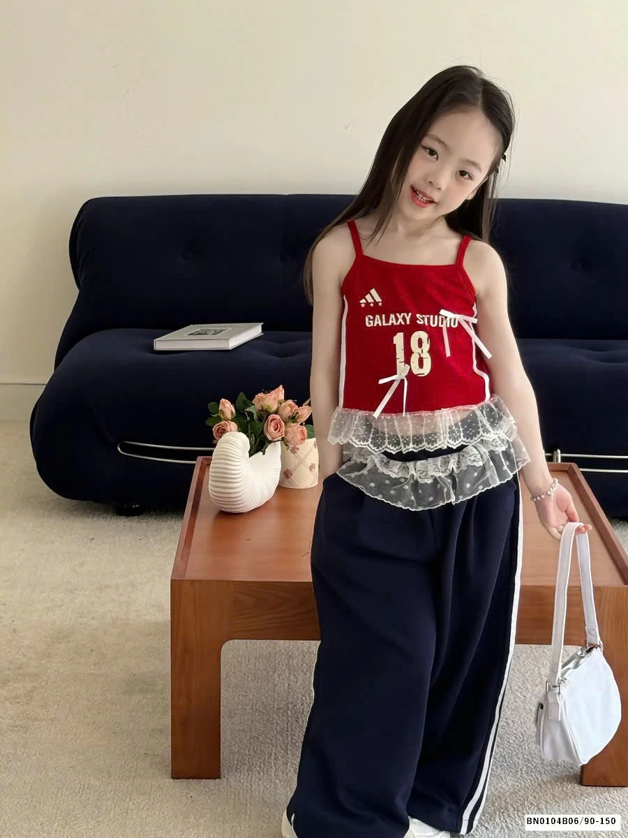 ÁO 2 DÂY PHỐI REN SỐ 18