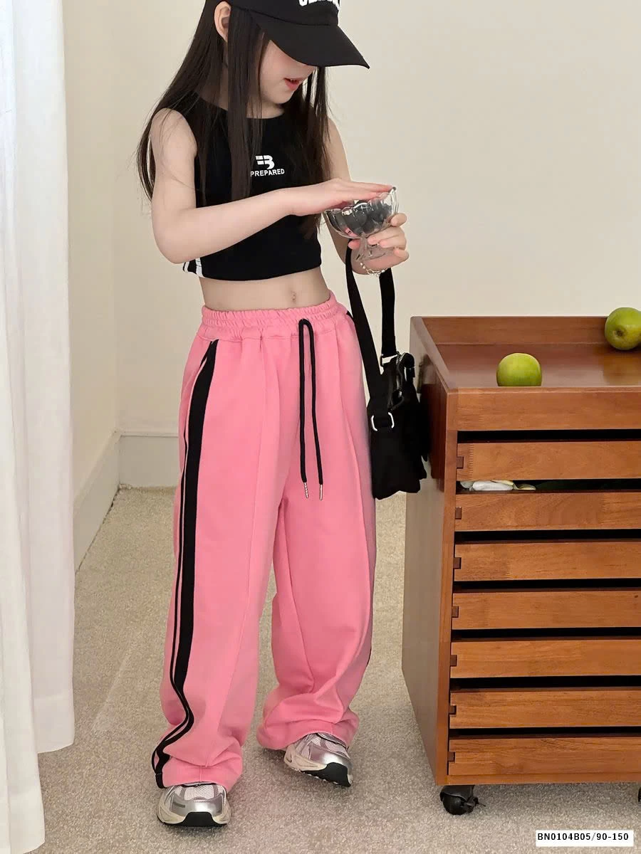 QUẦN THỂ THAO COTTON SỌC BÊN