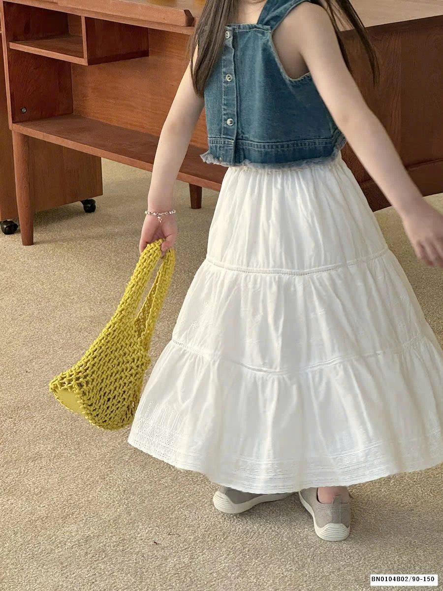 GOM SET ÁO JEAN MIX VÁY CHỮ A