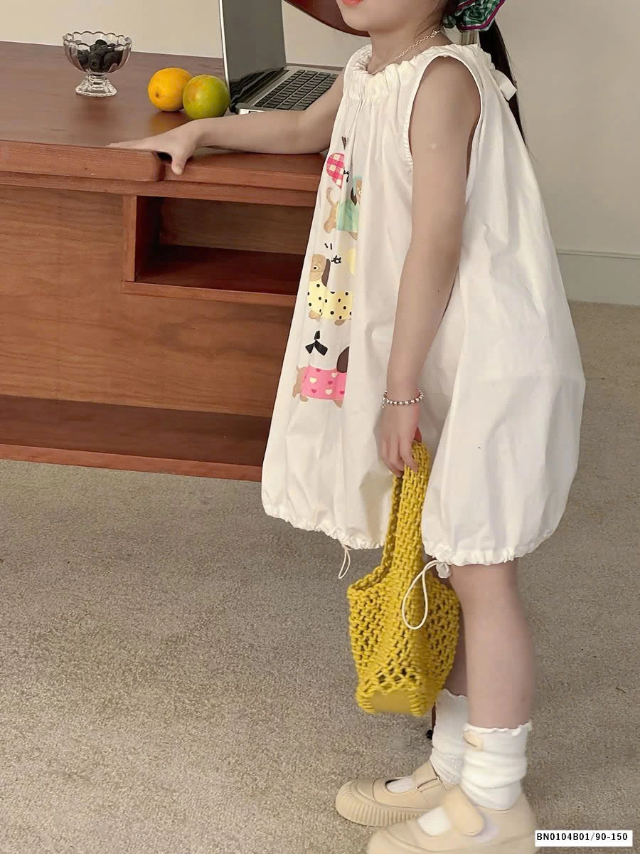 VÁY CHUÔNG SIÊU CUTE CHO BÉ GÁI