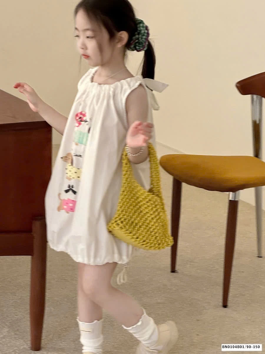 VÁY CHUÔNG SIÊU CUTE CHO BÉ GÁI