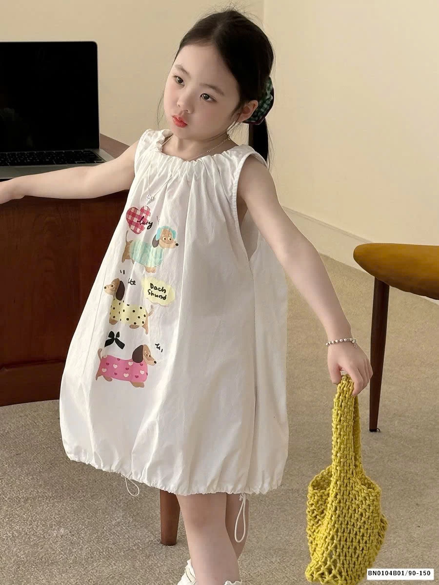 VÁY CHUÔNG SIÊU CUTE CHO BÉ GÁI