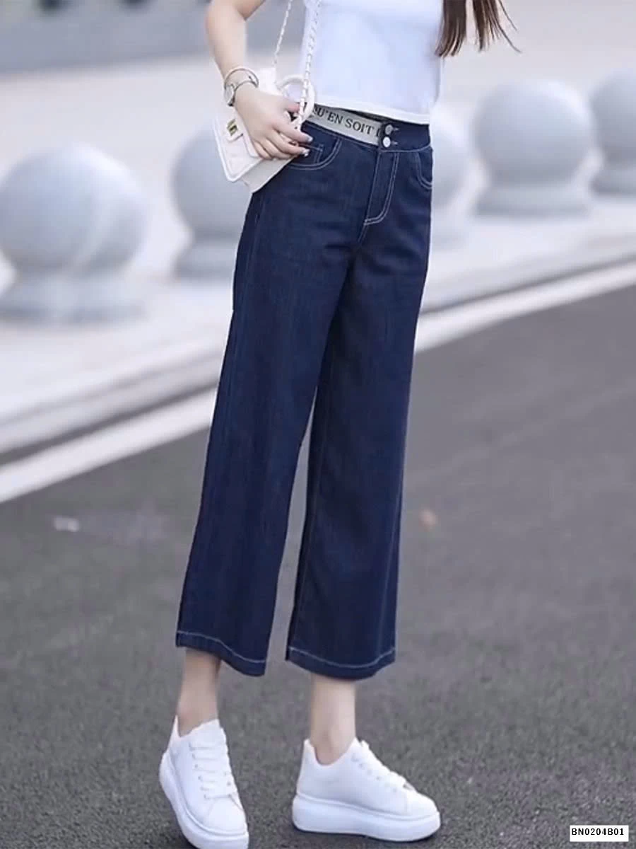 QUẦN JEAN DÁNG QUẢ LÊ dáng lỡ