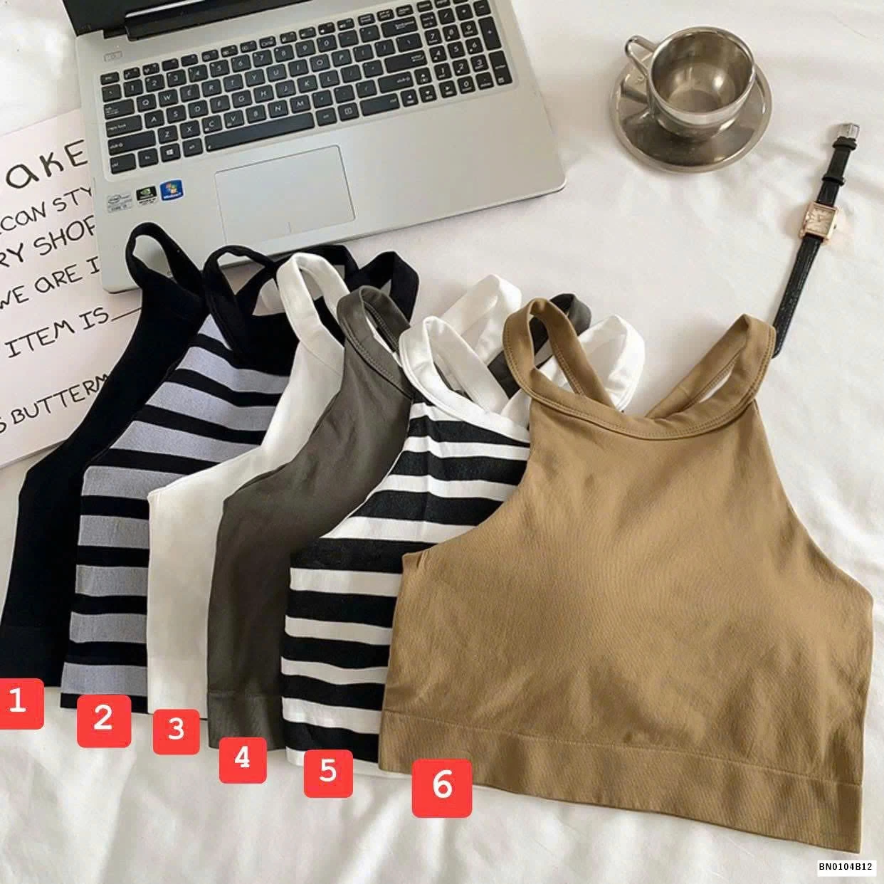 ÁO CROPTOP CỔ YẾM