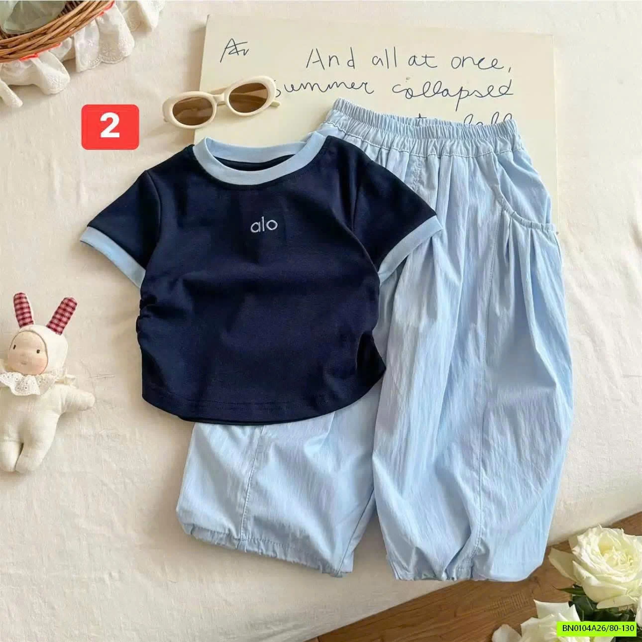 ÁO ALO MIX QUẦN BOM GIÓ