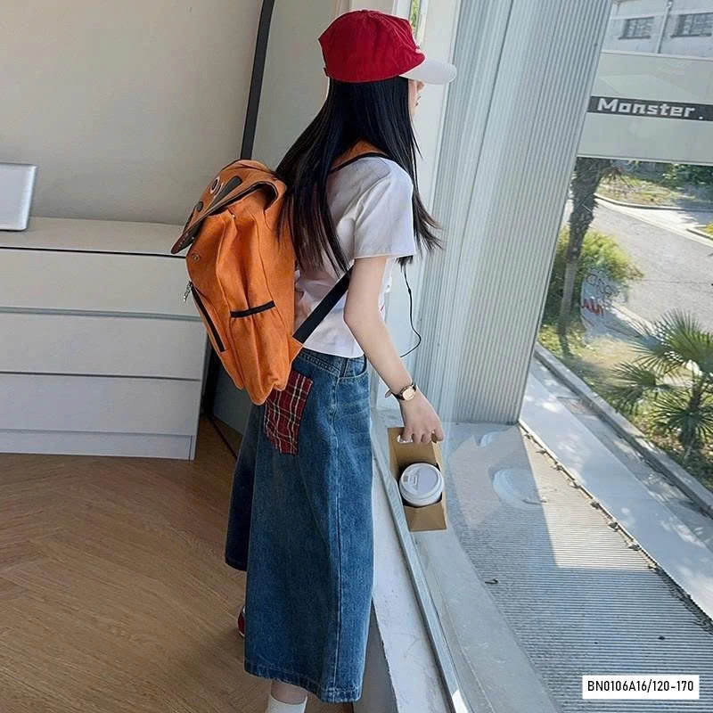 ÁO THUN CHỮ MIX JEANS LỠ ỐNG RỘNG