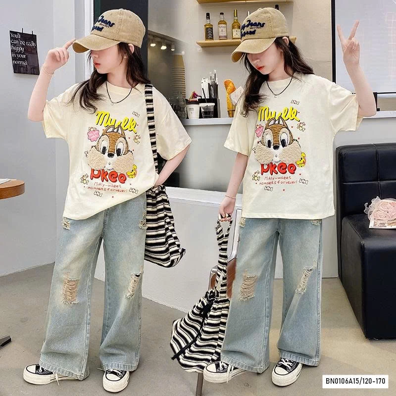 ÁO SÓC MIX JEANS SUÔNG SZ ĐẠI