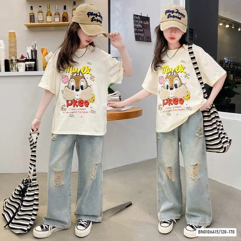 ÁO SÓC MIX JEANS SUÔNG SZ ĐẠI