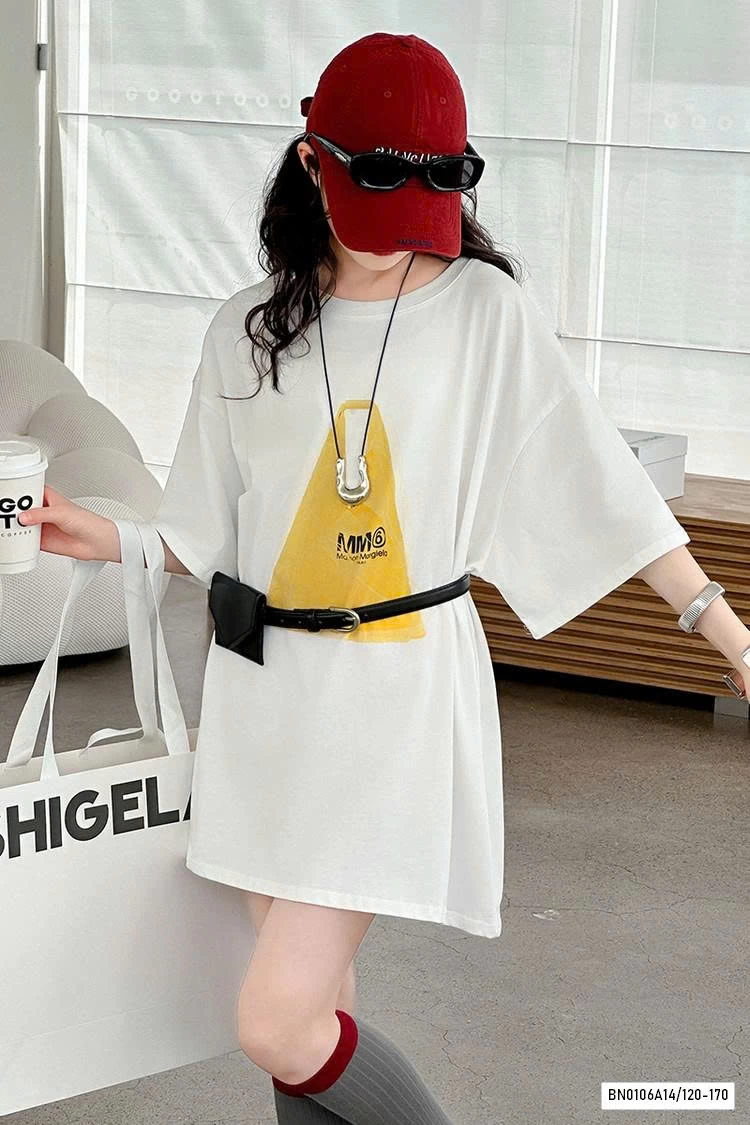 ÁO THUN IN HÌNH TÚI OVERSIZE BG