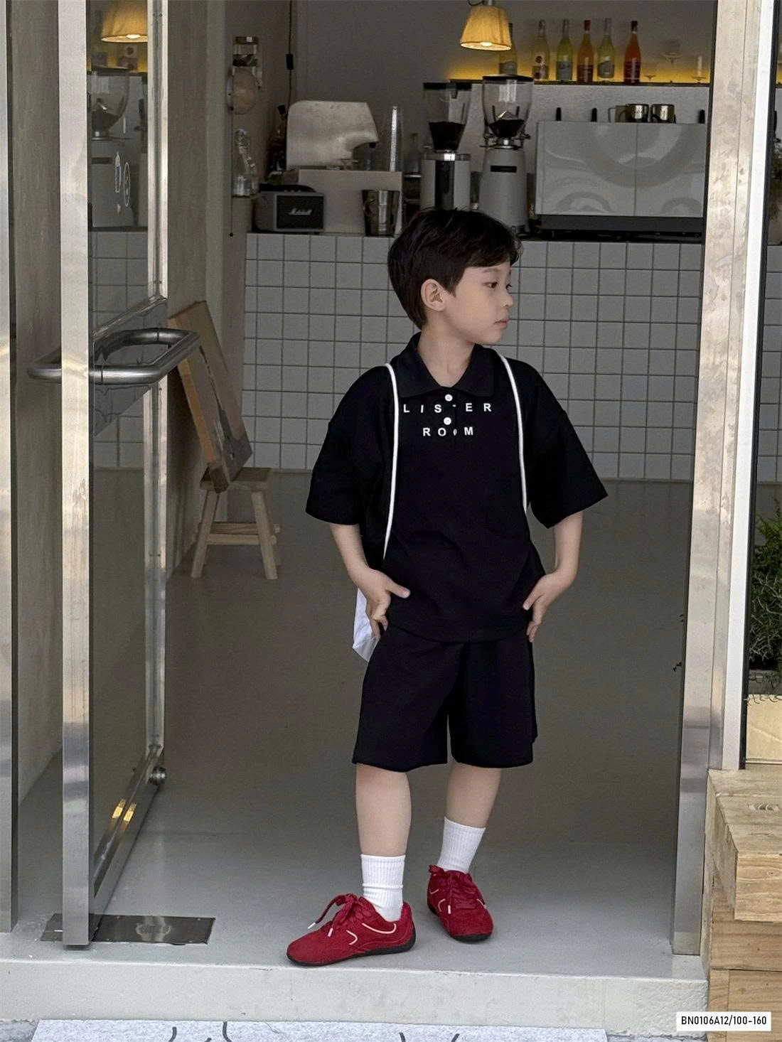 BỘ POLO COTTON THÊU CHỮ