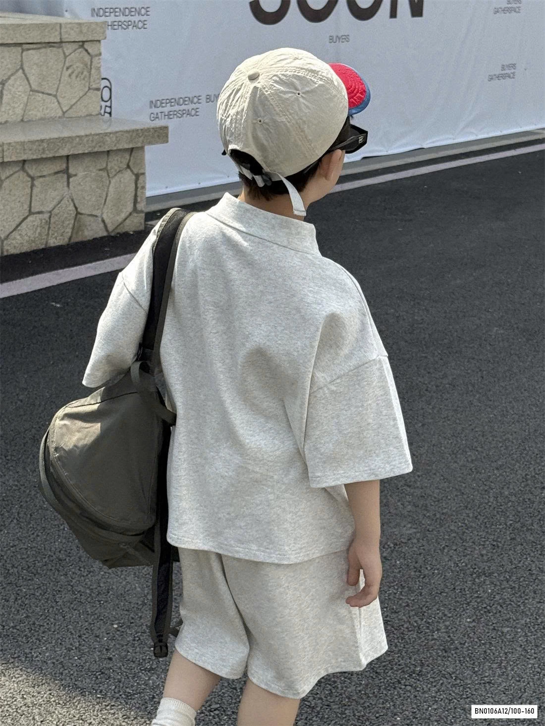 BỘ POLO COTTON THÊU CHỮ