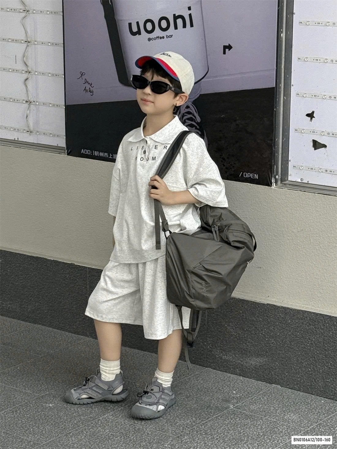 BỘ POLO COTTON THÊU CHỮ