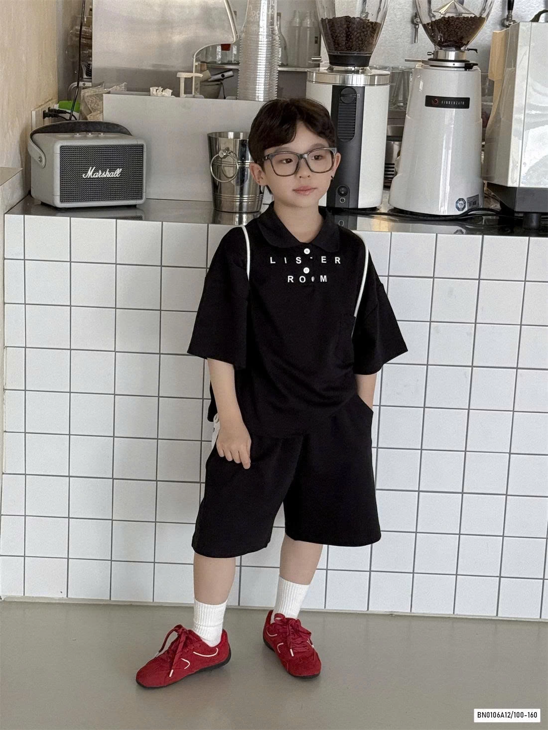 BỘ POLO COTTON THÊU CHỮ