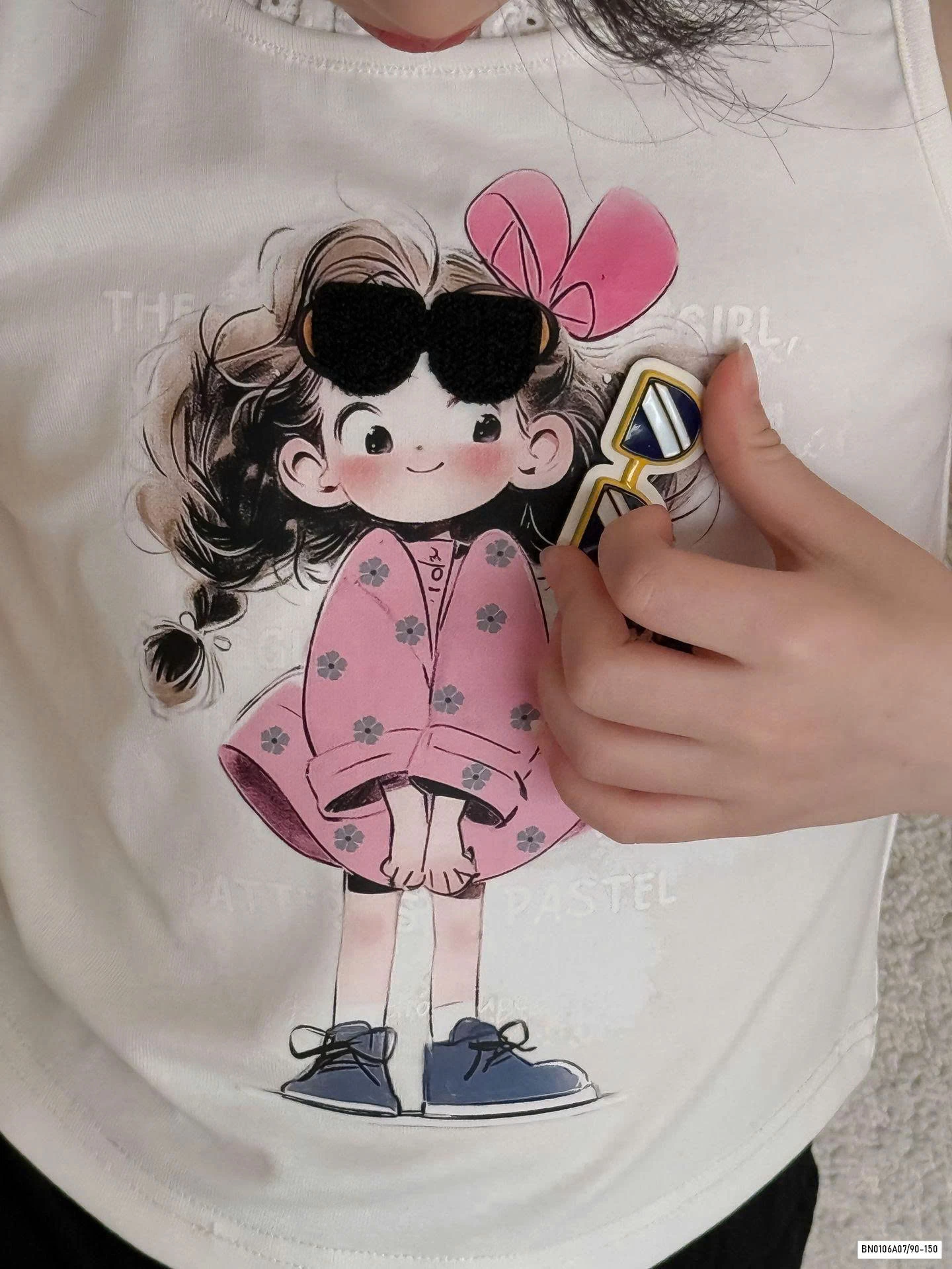 ÁO SÁT NÁCH CÔ GÁI MIX SHORT CHẤM BI