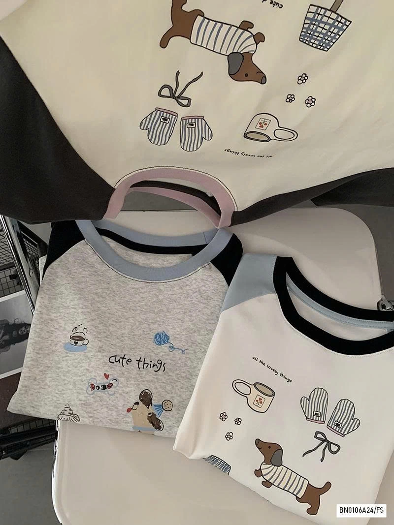 CROPTOP THÊU PHỐI MÀU TAY