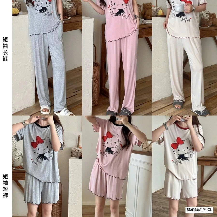 BỘ NGỦ KITTY THUN LẠNH JIEAINA