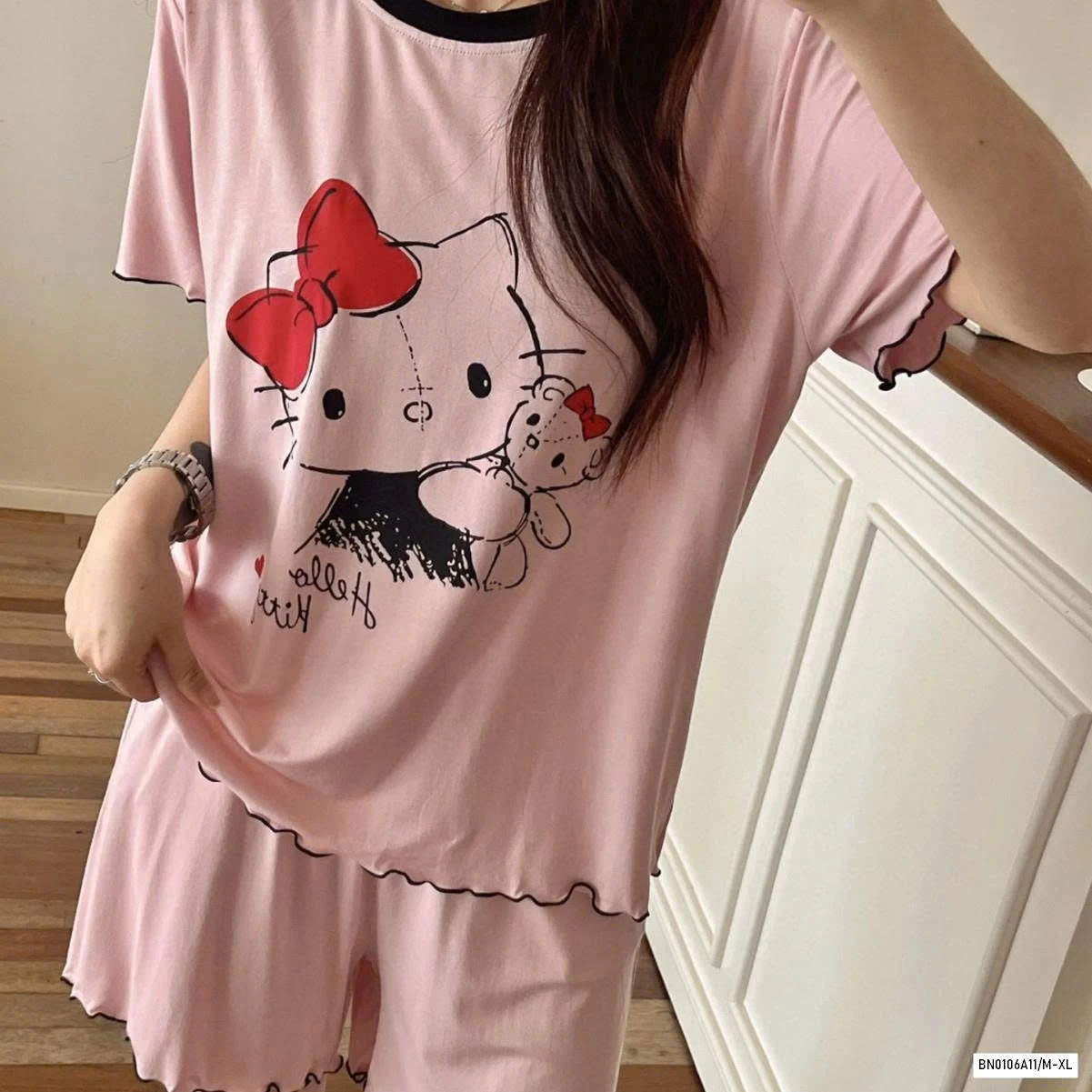 BỘ NGỦ KITTY THUN LẠNH JIEAINA