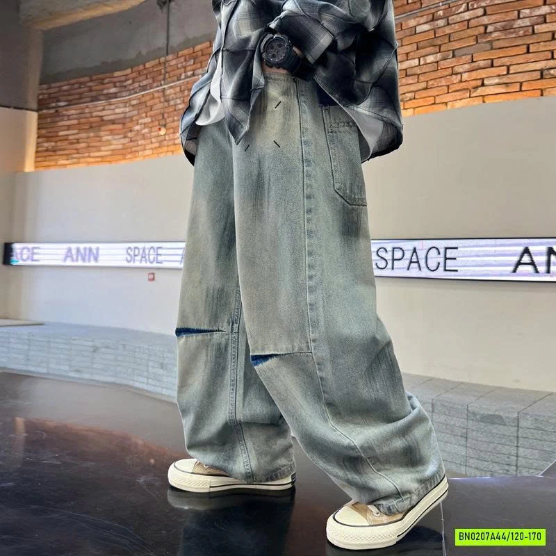 JEANS SUONG BẠC MÀU