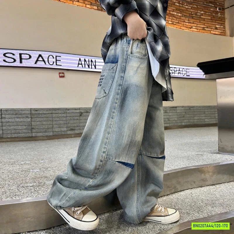 JEANS SUONG BẠC MÀU