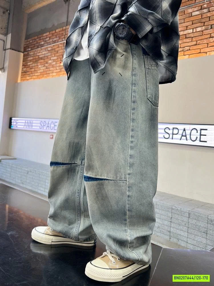 JEANS SUONG BẠC MÀU